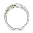 thumbnail image 2 of Auriga Fine Jewelry 14K Two-tone Gold 7-Stone 1/3 carat Men's Diamond Ring Size 10, 2 of 4