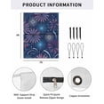 thumbnail image 2 of 4th of July RV Awning Sun Shade Screen 9'X7' Red White Blue Fireworks Mesh Sunscreen Patriotic Bloom Awning Shade Screen with Zipper UV Blocker Completed Kits Outdoor Canopy for RV Motorhome Camper, 2 of 7