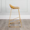 thumbnail image 3 of Escape Contract Grade Plastic & Metal Modern Sled Base Counter Stool (Set of 2), 3 of 3