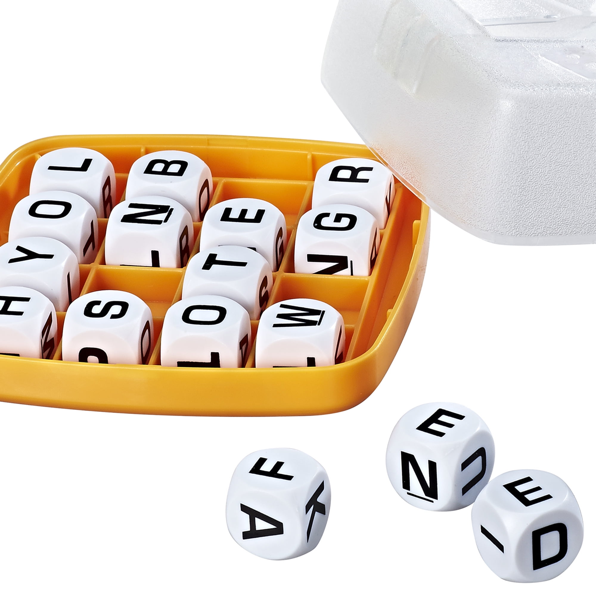 Boggle, jeu de mots familial pour 1 joueur et plus, jeu de dés, jeu de voyage pour adultes et enfants À partir de 8 ans