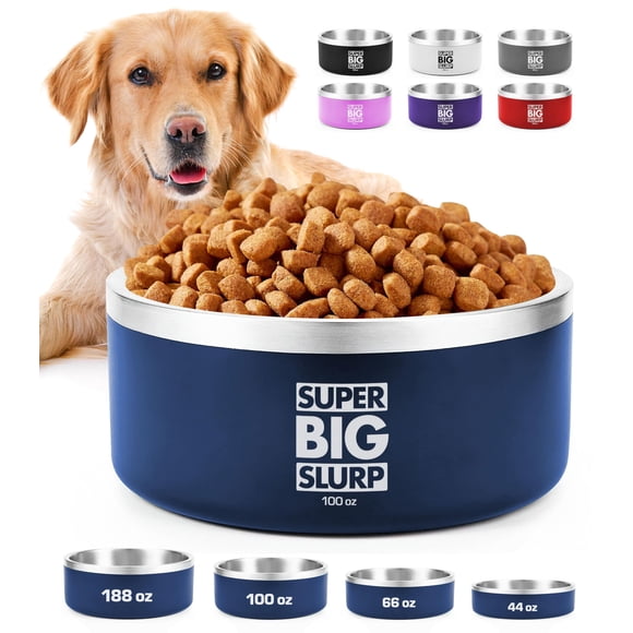 Dog Bowl Tuff Pupper de acero inoxidable aislante de alta resistencia