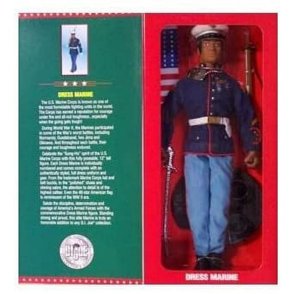 GI JOE DRESS MARINE, EXCLUSIVE LE, AFRICAN AMERICAN