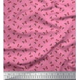thumbnail image 1 of Soimoi Cotton Jersey Fabric Dot,Leaves & Cherry Fruits Printed Craft Fabric by The Yard 58 Inch Wide, 1 of 1