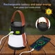 thumbnail image 2 of Luz solar para acampar, lámpara LED recargable de 7200 mAH, 1500 lúmenes, 8 modos de brillo con RGB y linterna para pesca de emergencia [Clase energética A+++]., 2 of 5