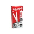 thumbnail image 1 of Sharpie S-Gel Rollerball Pen, Medium Point, 0.7 mm, Black Ink, 12 Pack, 1 of 3