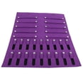 thumbnail image 2 of Bolsa de fieltro para colgar en el hogar para niños, organizador de joyas, horquillas y accesorios, color morado, 2 of 14