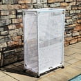 thumbnail image 5 of Essentially Yours Slim Rolling Pool Noodle Storage Organizer Bin, Space Saver, (14.4" W x 24.6" L x 42.5" H), White Style 428546, 5 of 10