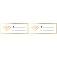 thumbnail image 3 of HLONK 2pcs Acrylic Wifi Sign Rewritable Account and Password Wifi Sign for Public Shop, 3 of 8