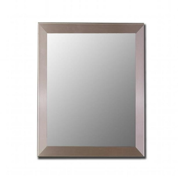 2nd Look Mirrors 251703 34x44 Silver Stainless Mirror