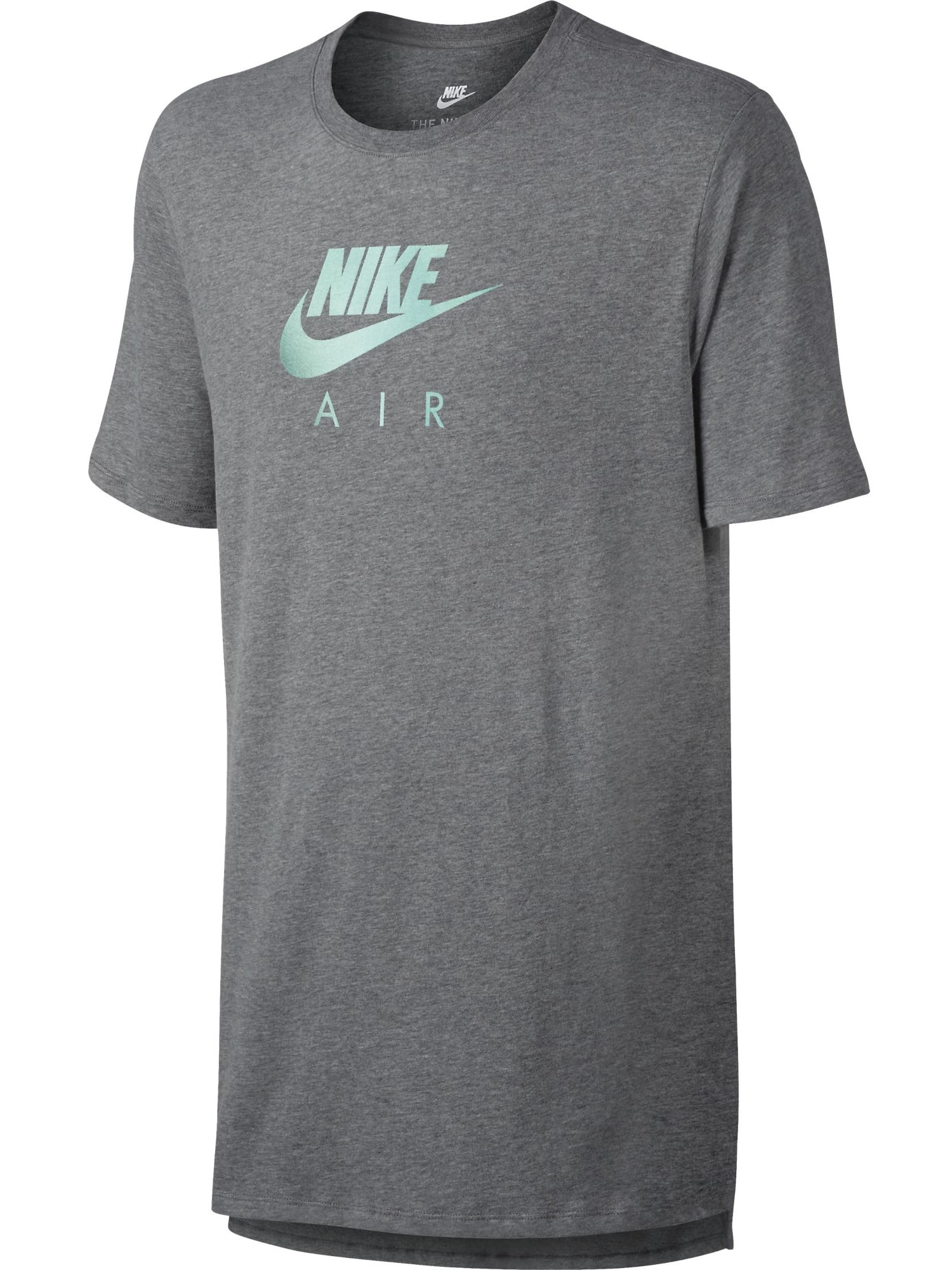 Nike Sportswear Heritage Men's Short Sleeve T-Shirt Grey Heather 847521 ...