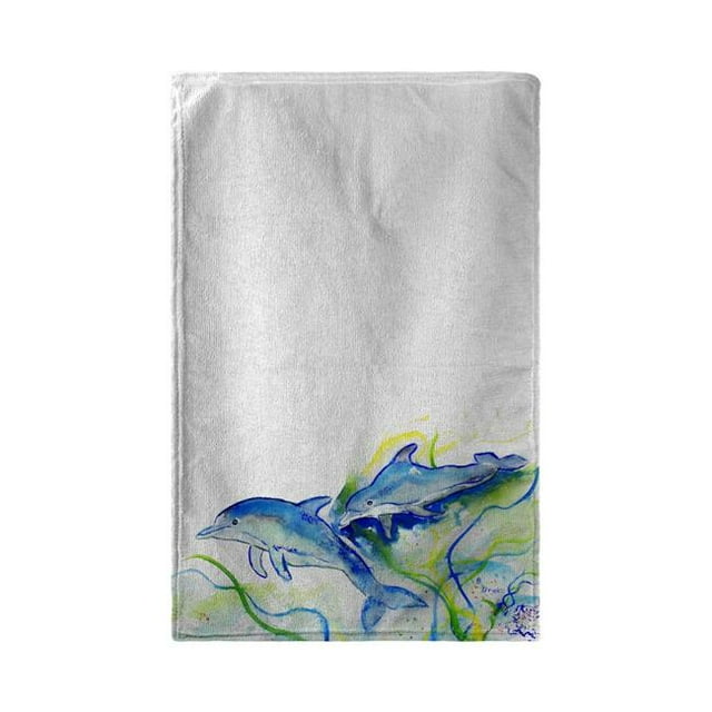 Betsy Drake BT002 Serviette de Plage Dauphins - 30 x 50 Po.