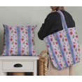 thumbnail image 5 of Soimoi Bleu Poly Georgette Tissu Feuilles & Imprimé Floral 1 Yard 52 Inch Wide, 5 of 5