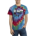 thumbnail image 1 of Be Happy Quote Tie Dye Spiral Men -Image by Shutterstock, Male Medium, 1 of 4