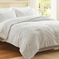 thumbnail image 1 of Housse de Couette Grand, Ensemble de Housse de Couette en Microfibre Tuftée, Literie Boho Texturée, 1 of 8