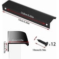 thumbnail image 2 of 6 Cabinet Handles, 128mm Concealed Matte Black Door Handles, Aluminum Profile Handle, Integrated Handle Kitchen Cabinet Pull For Drawer Cupboard Inter, 2 of 4