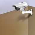 thumbnail image 2 of YZ-3302 Solar Powered Dummy CCTV Security Surveillance Waterproof Fake Camera Flashing Red LED Light Video Anti-theft Camera, 2 of 8