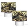 thumbnail image 2 of Kdxio Epic Dragon Skull Scene Rectangular Acrylic Night Light Acrylic Sleep Night Light Friend Gifts for Birthday Gifts for Women Teens Boys Girls, 2 of 9