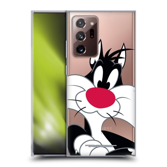 Head Case Designs Officially Licensed Looney Tunes Personajes Sylvester The Cat Soft Gel Case Compatible with Samsung Galaxy Note20 Ultra / 5G