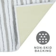 thumbnail image 5 of Better Homes & Gardens Signature Soft Tufted Stripe Bath Rug, Soft Silver & White, 20" x 34", 5 of 11