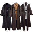thumbnail image 1 of Disfraz de túnica para adulto, caballero, con capucha, uniforme, conjunto completo, para hombre, Halloween, cosplay, capa, 1 of 5