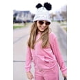 thumbnail image 2 of Oudiya Girls 2 Piece Outfits Velour Tracksuit Hoodie and Jogger Set Sweatsuit Athletic Clothes Sets, 2 of 6