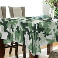 thumbnail image 5 of Yayeee Tablecloths 54" x 54" Rectangle Wrinkle Resistant Party Table Cover, Army Green Camouflage Pattern, 5 of 8