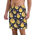thumbnail image 2 of Pofeuu Moon Bear Prin Men's Swim Trunks Quick Dry Bathing Suit Swimming Board Shorts Mesh Lining Beach Swimwear-Small, 2 of 6