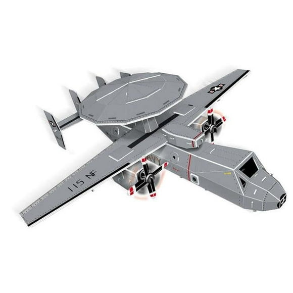 3D Puzzles C2E Hawkeye Plane 3D Puzzle&44; 84 Pièces