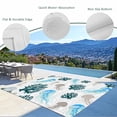 thumbnail image 3 of Jellyfish Coral Coastal Outdoor Rug 3x5 Ft - Reversible Patio Rug Outdoor Camping Rugs, Nautical Summer Beach Ocean Sea Indoor Outdoor Area Rugs, Non-Slip Outdoor Carpet Runner for Deck/Porch, 3 of 8
