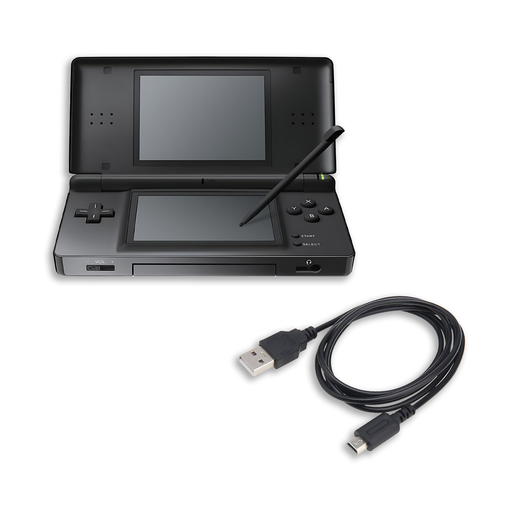 Consola de Videojuegos Nintendo DS Lite Restaurada, 0 MB, Negro Onyx 2