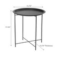 thumbnail image 2 of Metal Black Round Coffee Table, 2 of 2