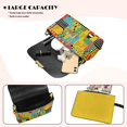 thumbnail image 5 of SCRAWLGOD Abstract Geometry Print Yellow Crossbody bags for Women Waterproof Casual Crossbody Purse Lightweight Stain Resistant Shoulder Bag Easy to Clean Shoulder Purses, 5 of 7