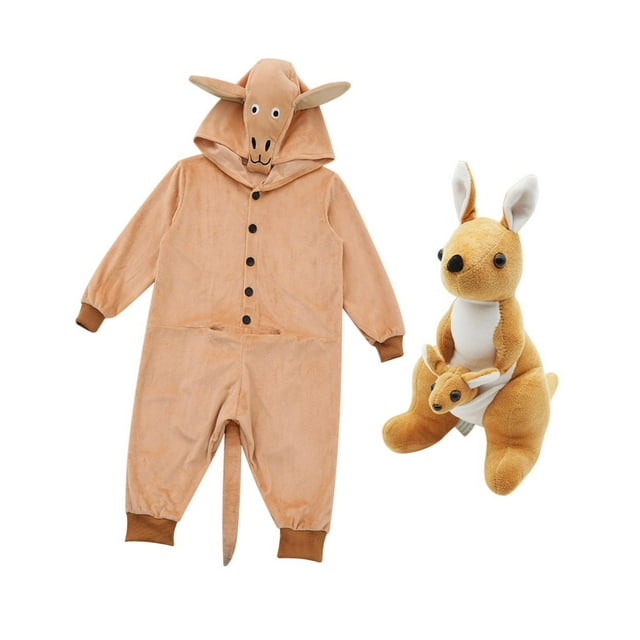 TISHITA Combinaison à Capuche Adorable pour Enfants avec Poupée Douce pour Fête