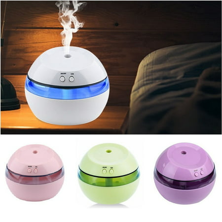 300ml Aroma Essential Oil Diffuser, Wood Grain Ultrasonic Cool Mist Humidifier for Office Home Bedroom Living Room Study Yoga