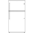thumbnail image 4 of GE APPLIANCES GIE21GTHBB top freezer freestanding refrigerator, 4 of 5