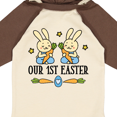 thumbnail image 4 of Inktastic 1st Easter Twin Boys Bunny Boys Long Sleeve Baby Bodysuit, 4 of 5