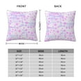 thumbnail image 4 of YFYANG Square Decorative Throw Pillow Case (Without Pillow Insert), Purple Abstract Polka Dots Bedroom Sofa Car Cushion Cover, 26"x26", 4 of 9