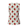 thumbnail image 6 of Goofa Strawberry Printed Womens Workout Tops for Women Sleeveless Yoga Shirts Athletic Running Tank Tops Sleeveless Gym Clothes Workout Apparel-XX-Large, 6 of 9