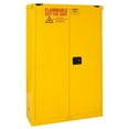 thumbnail image 2 of Durham 1045M-50 16 Gauge Welded Flammable Manual Doors Safety Cabinet with 2 Shelves, Yellow - 45 gal, 2 of 2