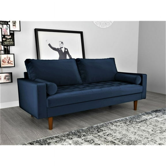 US Pride Furniture Womble 69.68'' Velvet Square Arm Sofa