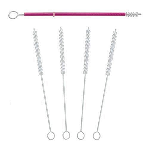 RamPro Straw Brush Cleaner Set of 4 Natural Long Brushes for Cleaning Drinking Straws
