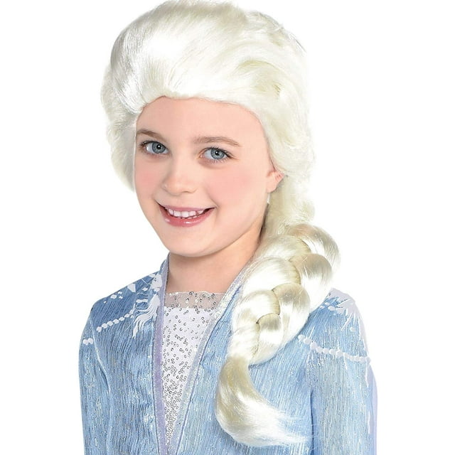 Frozen 2 Elsa Wig Halloween Costume Accessory for Women and Girls, One
