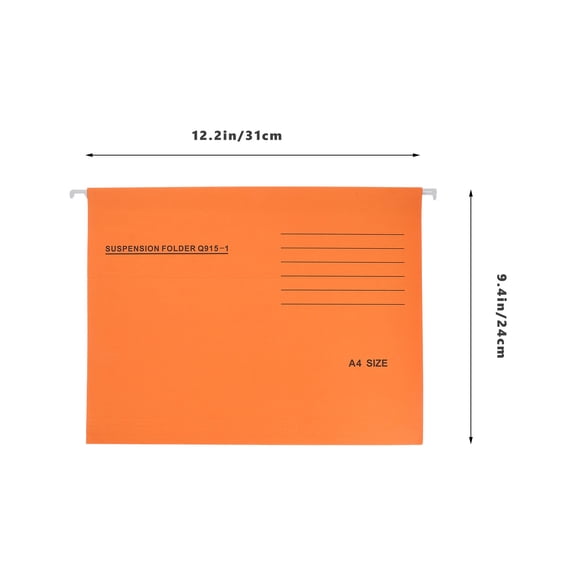 PENIKOKO A4 Hanging File Folders Assorted Colors for Office Document Organization and Storage