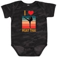 thumbnail image 3 of Inktastic I Love Muay Thai Kickboxing Girls Baby Bodysuit, 3 of 5
