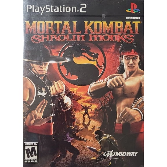 Restored Mortal Kombat: Shaolin Monks (Playstation 2, 2006) Fighting Game (Refurbished)