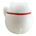 thumbnail image 4 of Japanese Lucky Charm Beckoning Cat Fat Maneki Neko Money Coin Bank Figurine, 4 of 9