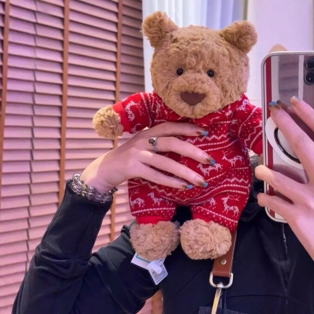 ぬいぐるみ  Bartholomew Bear WinterPyjamas Bartholomew Bear Winter Pyjamas - Official Jellycat