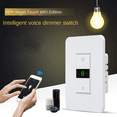 thumbnail image 4 of Interrupteur Intelligent Wi-Fi, Interrupteur à Bouton, Gradation à Bouton Graffiti, Contrôle par Application Smart Life,1 * Interrupteur Intelligent Wi-Fi, 4 of 8