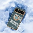 thumbnail image 4 of Case for Google Pixel 8A,[Built-in Rotatable Magnetic Kickstand] Plating Edge Soft TPU Slim Drop Protection Shockproof Phone Case for Google Pixel 8A 5G,6.1 inch 2024 (Blue), 4 of 9