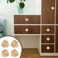 thumbnail image 3 of NOGIS 6Pcs Boho Dresser Knobs Boho Drawer Pulls Rattan Knobs Wood Knobs for Dresser Drawers Rattan Drawer Pulls Wood Cabinet Knobs for Cabinets, Furniture, 3 of 7